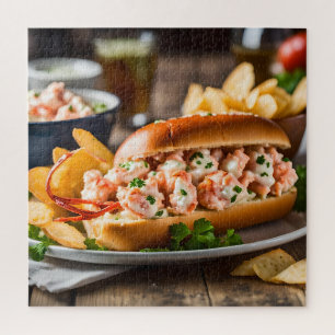 Puzzle Rouleau de homard et frites