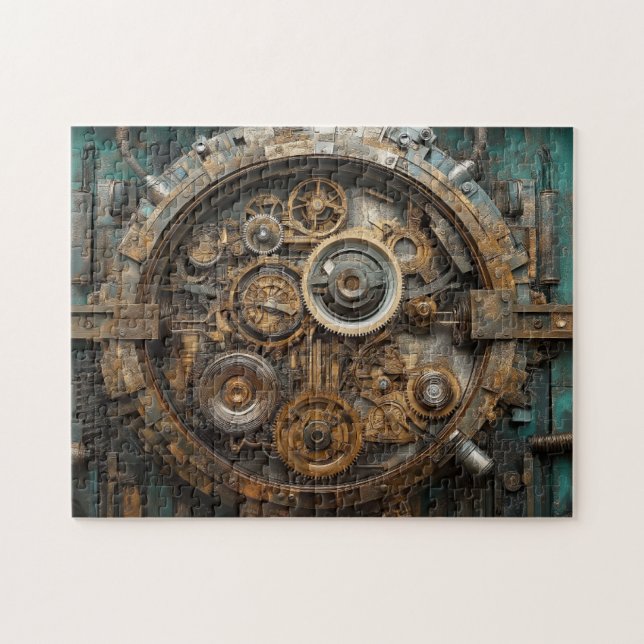 Puzzle Roulements intérieurs en vapeur d'une grande horlo (Horizontal)