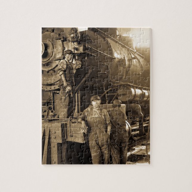 Puzzle Roundhouse Rosies de cru de Première Guerre (Vertical)