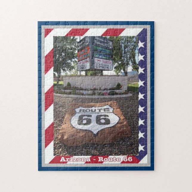 Puzzle Route 66 - Arizona - United States - (Vertical)