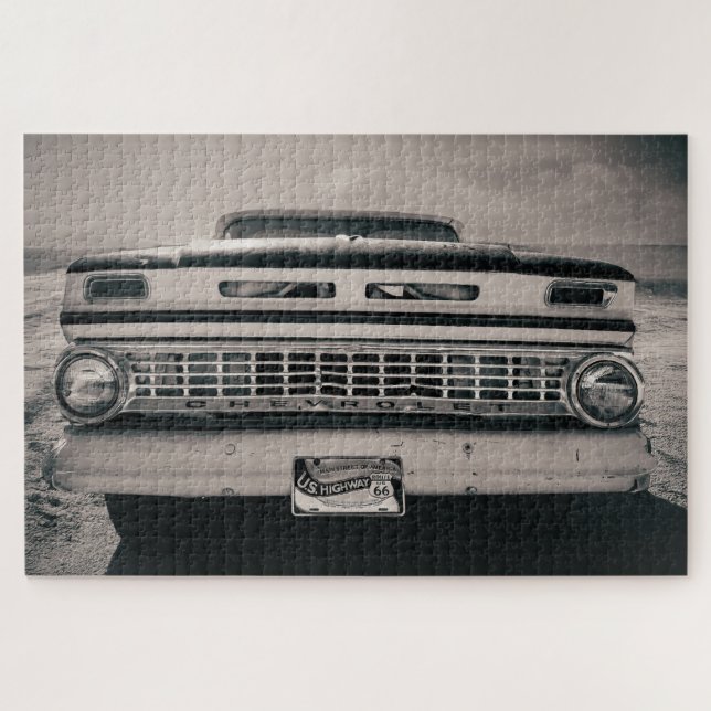 Puzzle Route 66 Chevy (Horizontal)