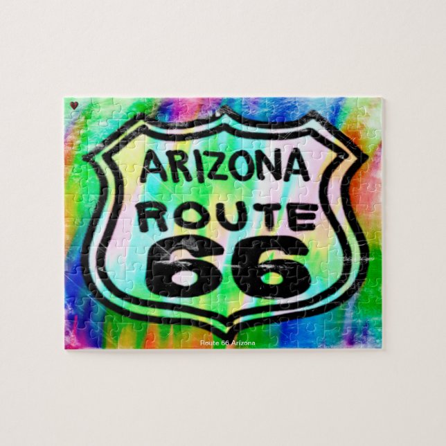 Puzzle Route 66 de l'Arizona (Horizontal)