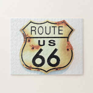 Puzzle Route 66 Route vintage