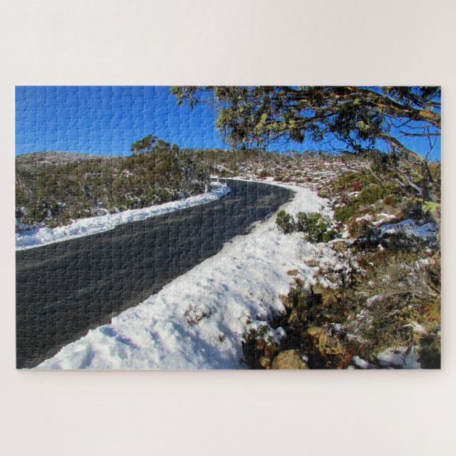 Puzzle route enneigée tasmanie (Horizontal)