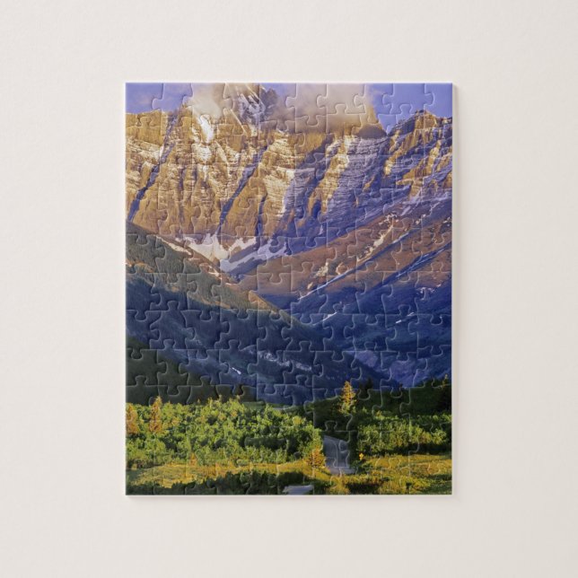 Puzzle Route Red Rock dans le parc national des lacs Wate (Vertical)