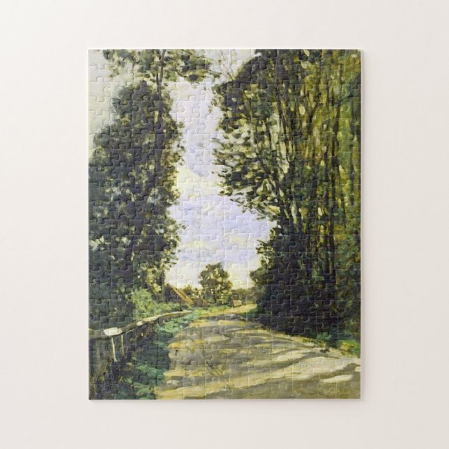 Puzzle Route vers Saint-Siméon Farm Monet Fine Art (Vertical)