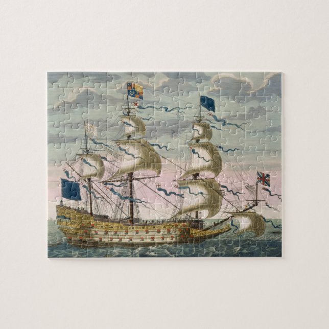 Puzzle Royal (navire amiral) de la flotte anglaise, voler (Horizontal)