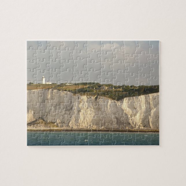 Puzzle Royaume-Uni, Dover. Les fameuses falaises blanches (Horizontal)