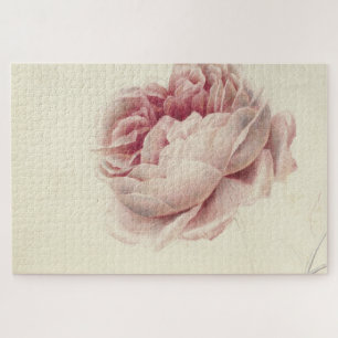 Puzzle Roze Roos (1792) - Art botanique Vintage intempore
