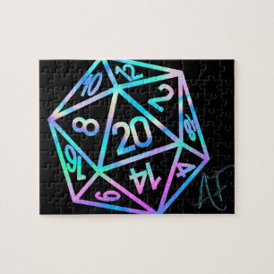 Puzzle RPG Crit AF   Holo Imaginaire Tabletop PnP Jeu Dic