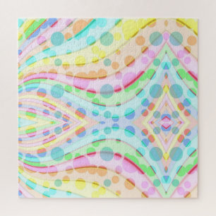 Puzzle Rubans et bulles Pastel Rainbow