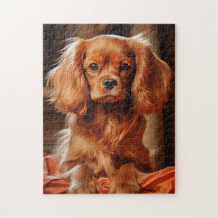 Puzzle Ruby Cavalier King Charles Spaniel