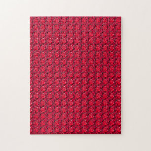 Puzzle Ruby Gemstone Art, Rouge