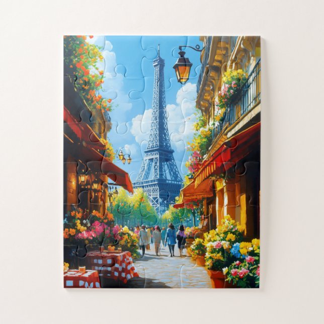 Puzzle Rue à Paris (Vertical)