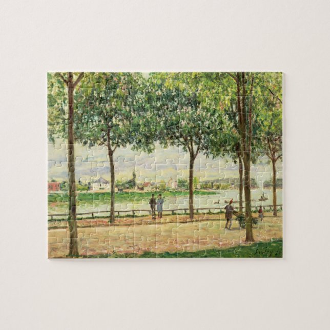 Puzzle Rue d'Alfred Sisley | des chataîgners (Horizontal)