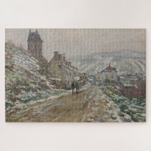 Puzzle Rue du village Claude Monet Vétheuil