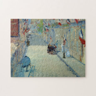 Puzzle Rue Mosnier avec drapeaux Manet France Art
