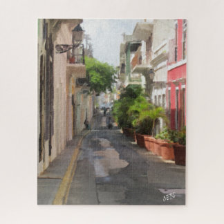 Puzzle Rue tranquille de San Juan Porto Rico