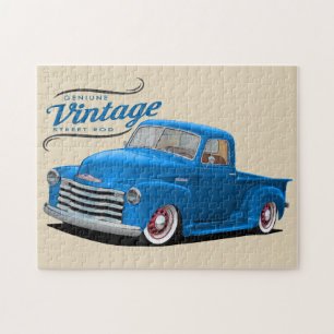 Puzzle Rue vintage bleue Rod