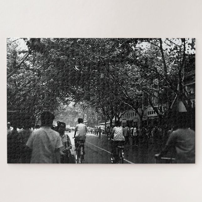 Puzzle Rue vintage Chine Shanghai (Horizontal)
