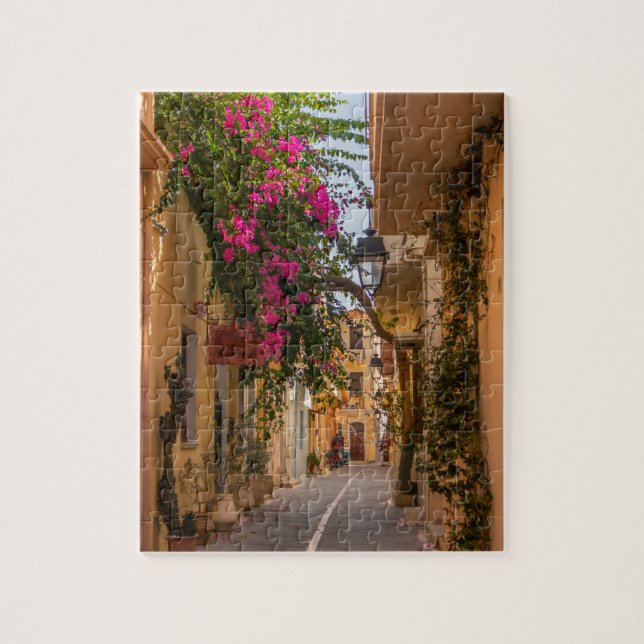Puzzle Ruelle étroite dans l'ancienne Rethymnon, Crète, G (Vertical)