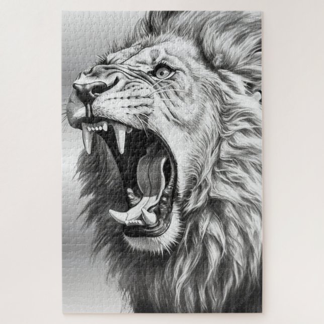 Puzzle Rugissement du Lion  (Vertical)