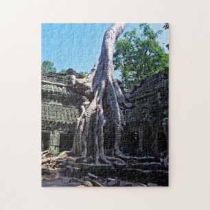 Puzzle Ruine de Ta Prohm - Angkor Wat, Cambodge, Asie