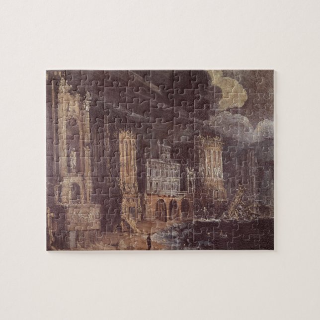 Puzzle Ruines avec la légende de St Augustine (l'huile (Horizontal)
