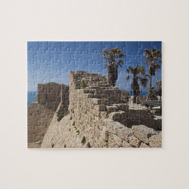 Puzzle ruines de Césarée du port construit par Hérode le  (Horizontal)