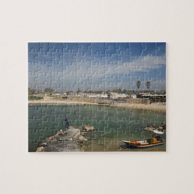 Puzzle ruines de Césarée du port construit par Hérode le  (Horizontal)