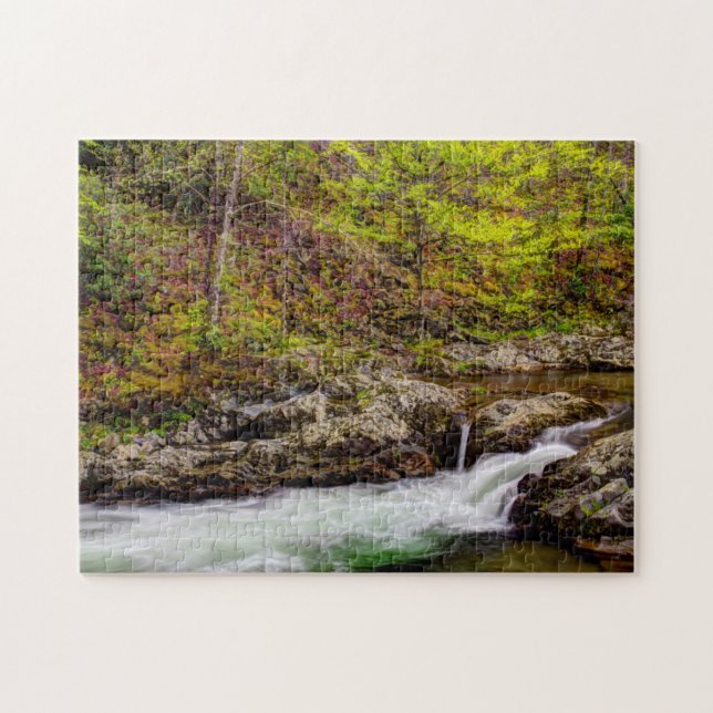Puzzle Ruisseau forestier dans les Great Smoky Mountains (Horizontal)
