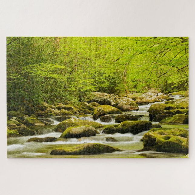 Puzzle Ruisseau Rugissant au printemps (Horizontal)