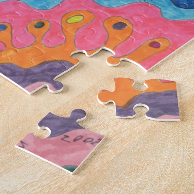 Puzzle "Running Man" Art Abstrait (Côté)