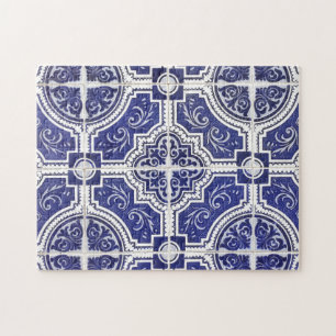 Puzzle Russe Vintage Portugais Carreaux Motif - Azulejo
