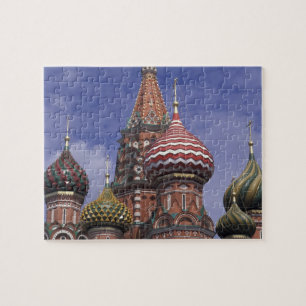 Puzzle Russie, Moscou, place Rouge. oignons célèbres de S