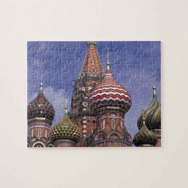 Puzzle Russie, Moscou, place Rouge. oignons célèbres de S (Horizontal)