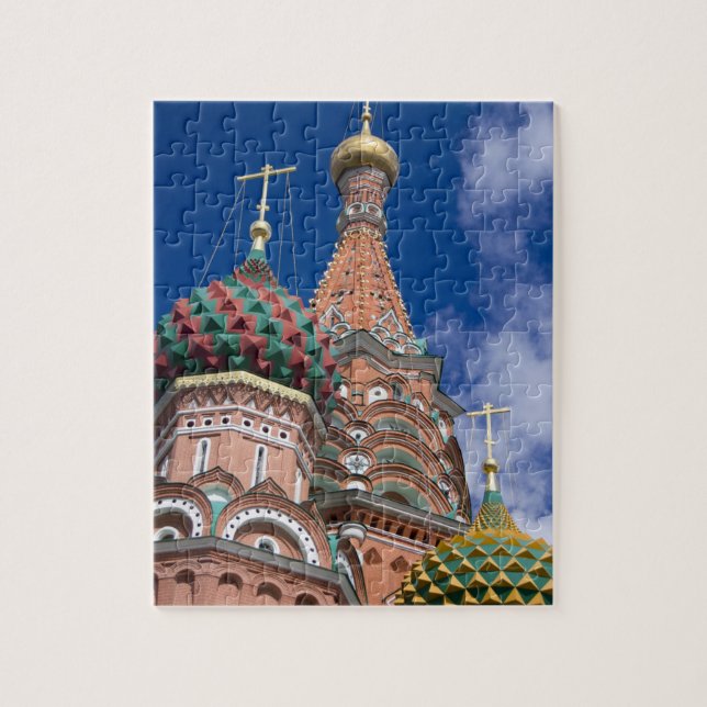 Puzzle Russie, Moscou, place Rouge. St-Basile 5 (Vertical)
