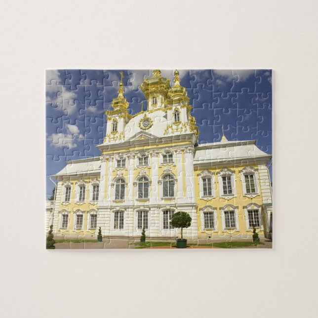Puzzle Russie. Petrodvorets. Palais de Peterhof. Pierre l (Horizontal)