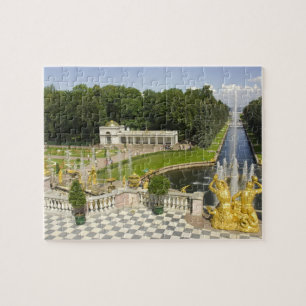 Puzzle Russie. Petrodvorets. Palais de Peterhof. Pierre l