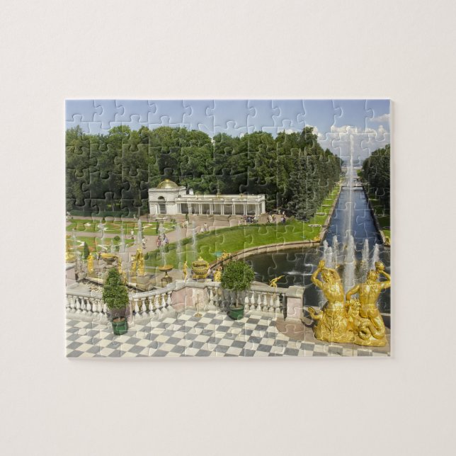 Puzzle Russie. Petrodvorets. Palais de Peterhof. Pierre l (Horizontal)