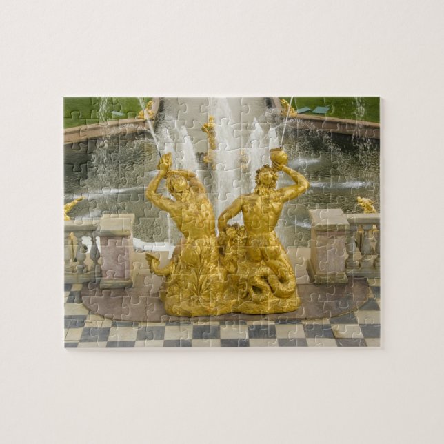 Puzzle Russie, Saint-Pétersbourg. Fontaine Samson à (Horizontal)