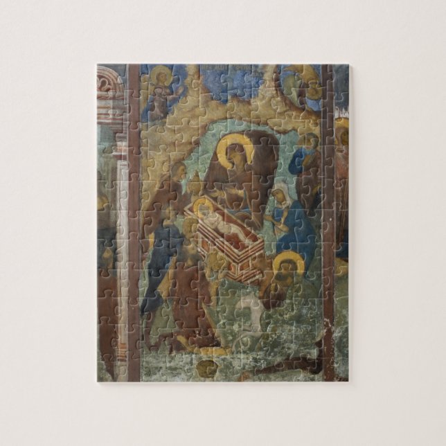 Puzzle Russie, Yaroslavl, fresque dans la cathédrale St.  (Vertical)