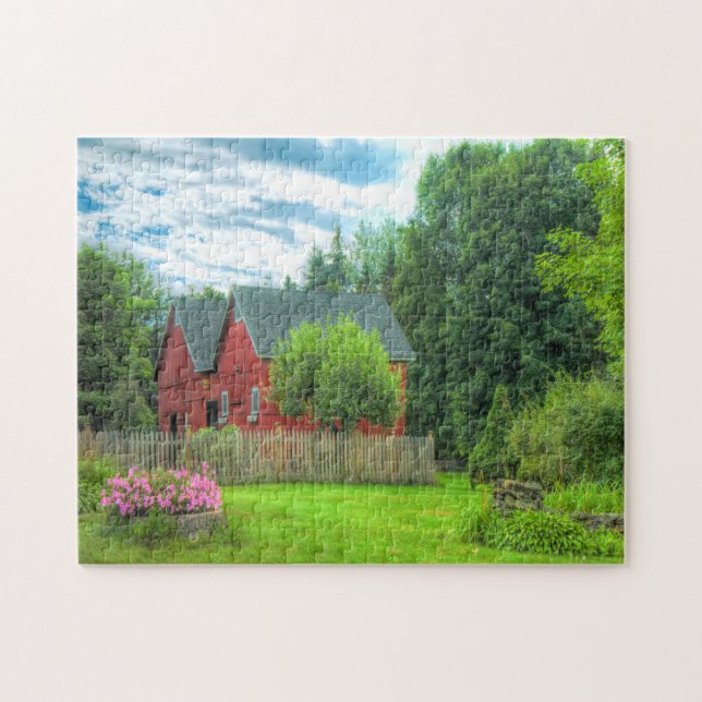 Puzzle Rustic Barn Vermont. (Horizontal)