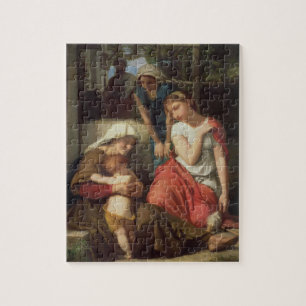 Puzzle Ruth et Naomi, 1859 (huile sur la toile)