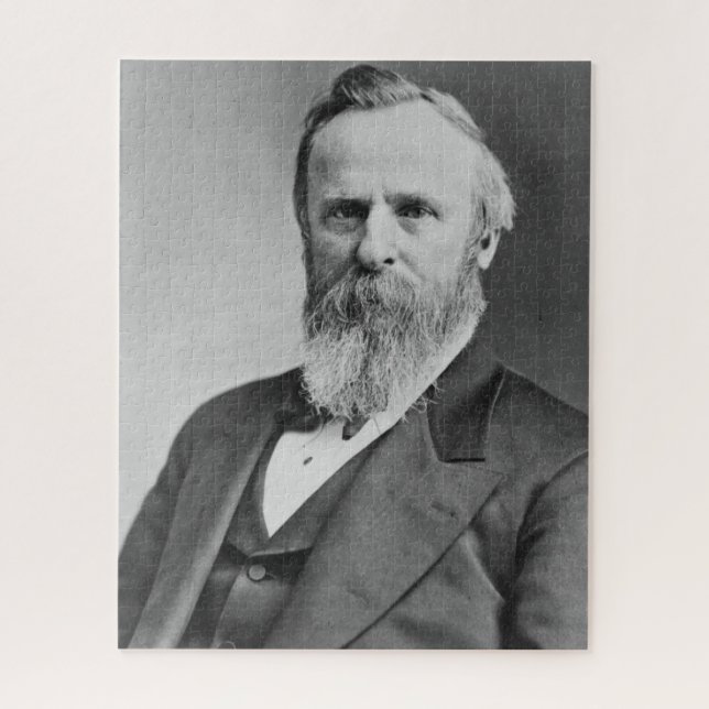 Puzzle Rutherford B. Hayes 19e président de l'Amérique. (Vertical)