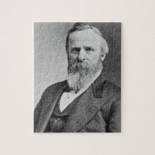 Puzzle Rutherford B. Hayes 19e président de l'Amérique.