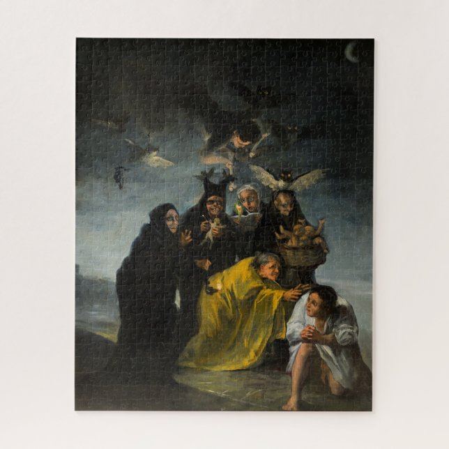 Puzzle Sabbat des sorcières, Las Brujas par Francisco Goy (Vertical)