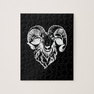 Puzzle Sabbatic Baphomet Goat Evil Satanic
