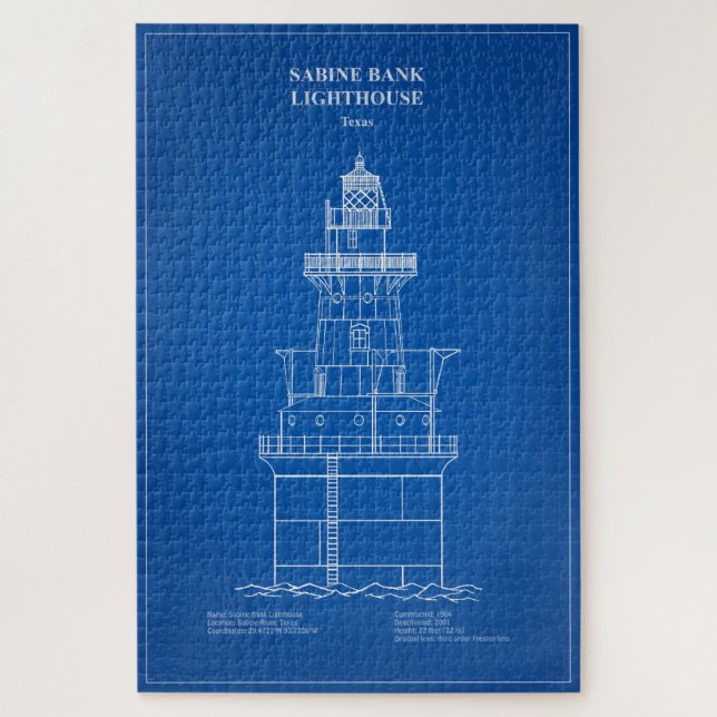 Puzzle Sabine Bank - Texas - AD (Vertical)