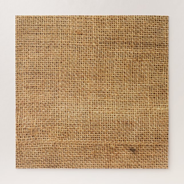 Puzzle Sacoche Burlap Brown : Arrière - plan de tissu tex (Vertical)
